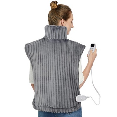 Heating Pad, Neck and Shoulders Electric Heating Pads Large Size, Full Body Back Heat Pad with Auto Shut Off, Fast Heating and 6 Heat Settings