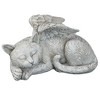 Design Toscano Cat Memorial Angel Pet Statue: Stone - Multicolored - 4 of 4