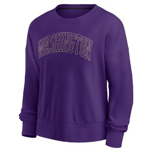 NCAA Washington Huskies Women's Crew Shirt - 1 of 3