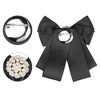 Elerevyo Women's Ribbon Brooch Necktie Pin Bow Tie with Pearl - 3 of 4