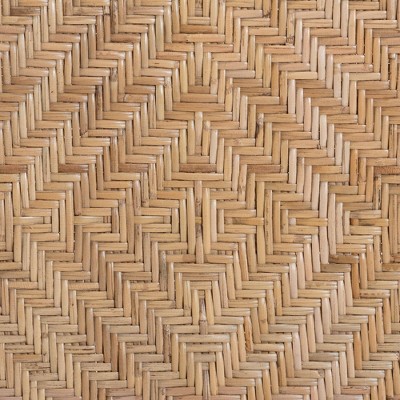 Ayana Black and Natural Rattan Low Side Chair