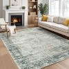 Vintage Non-Slip Rug, Washable Rug, Modern Home Decor, Vintage Carpet, For Bedroom, Laundry Room - 2 of 4