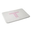Deny Designs April Lane Art Block Monogram Memory Foam Bath Mat - 2 of 4