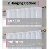 HLC.ME Hamilton 100% Full Blackout Lined Thermal Insulated Soundproof Window Curtain Rod Pocket Back Tab Panels, Set of 2 - 4 of 4