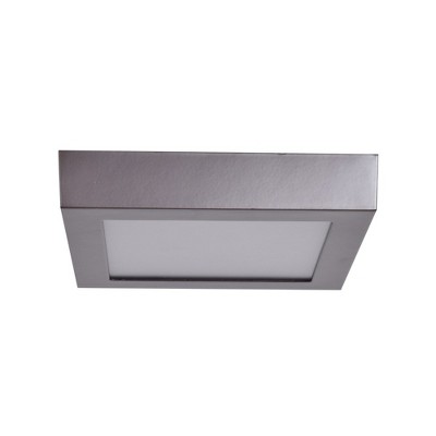 Bronze Finish Contemporary LED Square Flush Mount 7"