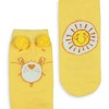 Care Bears Socks Women's Funshine Bear Pom-Pom Mid Calf Crew Socks 1 Pair, Size 9-11 Yellow - 4 of 4