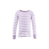 Hudson Baby Infant Girl Cotton Pajama Set, Lilac Stripe - 3 of 4