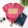 Simply Sage Market Chasing Sunshine Block Distressed Short Sleeve Tee - 3 of 4