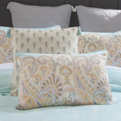 Puri Reversible Full Cotton Comforter Set in Light Blue