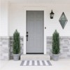 KTMBDW Pre-Potted Faux Cedar Tree, Lifelike UV Protected Front Door Decor, Porch, Garden, Entryway Topiary, Indoor/Outdoor Use , 2Pcs - 4 of 4