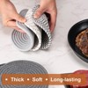 Itopfox 7 Inch Trivets for Hot Dishes, Pots and Pans, Heat Resistant Pot Holders for Kitchen, Home Essentials, Hot Pads for Countertop and Table - 3 of 4
