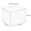 Unique Bargains Self-Assembly Dustproof Collectibles Display Box with Lid - 2 of 3