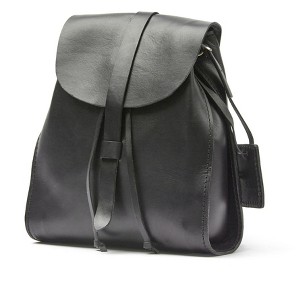 THE DUST COMPANY Leather Backpack in Cuoio Black Mod 130 - 1 of 4