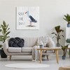 Stupell Industries Seas the Day Sentiment Rustic Nautical Seagull Bird Canvas Wall Art - 2 of 4