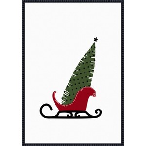 Amanti Art Lets go (black) by Rosana Laiz Blursbyai Canvas Wall Art Print Framed - 1 of 4