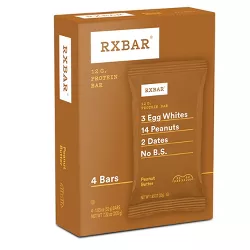 RXBAR Peanut Butter Protein Bars - 4ct