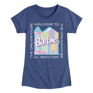 Girls' - Barbie - Welcome To The Dreamhouse Fitted Short Sleeve Graphic T-Shirt - 1 of 4