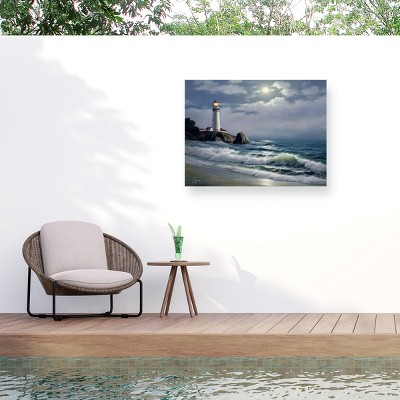 Trademark Fine Art - Anthony Casay 'coastal Scene 3' Outdoor All ...