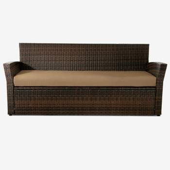 BrylaneHome Santiago Couch Couch W/ Free Seat Cushion