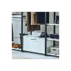 HomeStock Fiona White Freestanding Walk in Wood Closet System with Metal Frame - 4 of 4