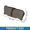 Unique Bargains Suede All-Season Car Headrest Lumbar Cushion  with Ergonomic Design - 4 of 4