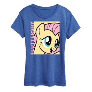 Women's - My Little Pony - Character Block Fluttershy Short Sleeve Graphic T-Shirt - 1 of 4