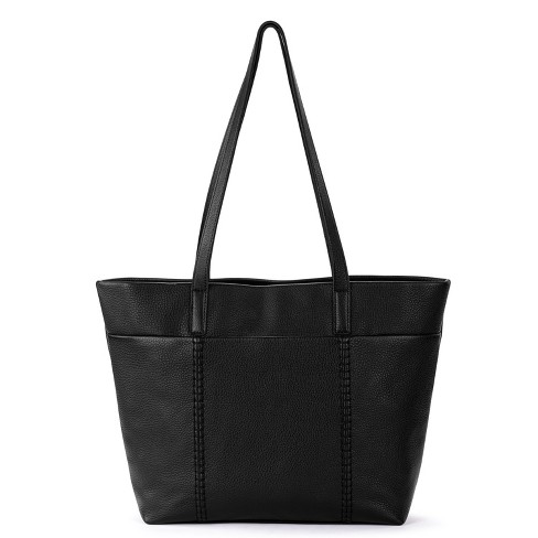 The Sak Women's Melrose Leather Metro Tote, Black : Target