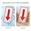 Unique Bargains Aluminum Reflective Outdoor Garden Arrow Signs 1 Pc - 4 of 4