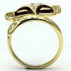 Slickblue IP Gold Ion Plated Brass Ring with Multi-Color Simulated Crystal - Women's Fashion Jewelry, Size 5-10 - 4 of 4