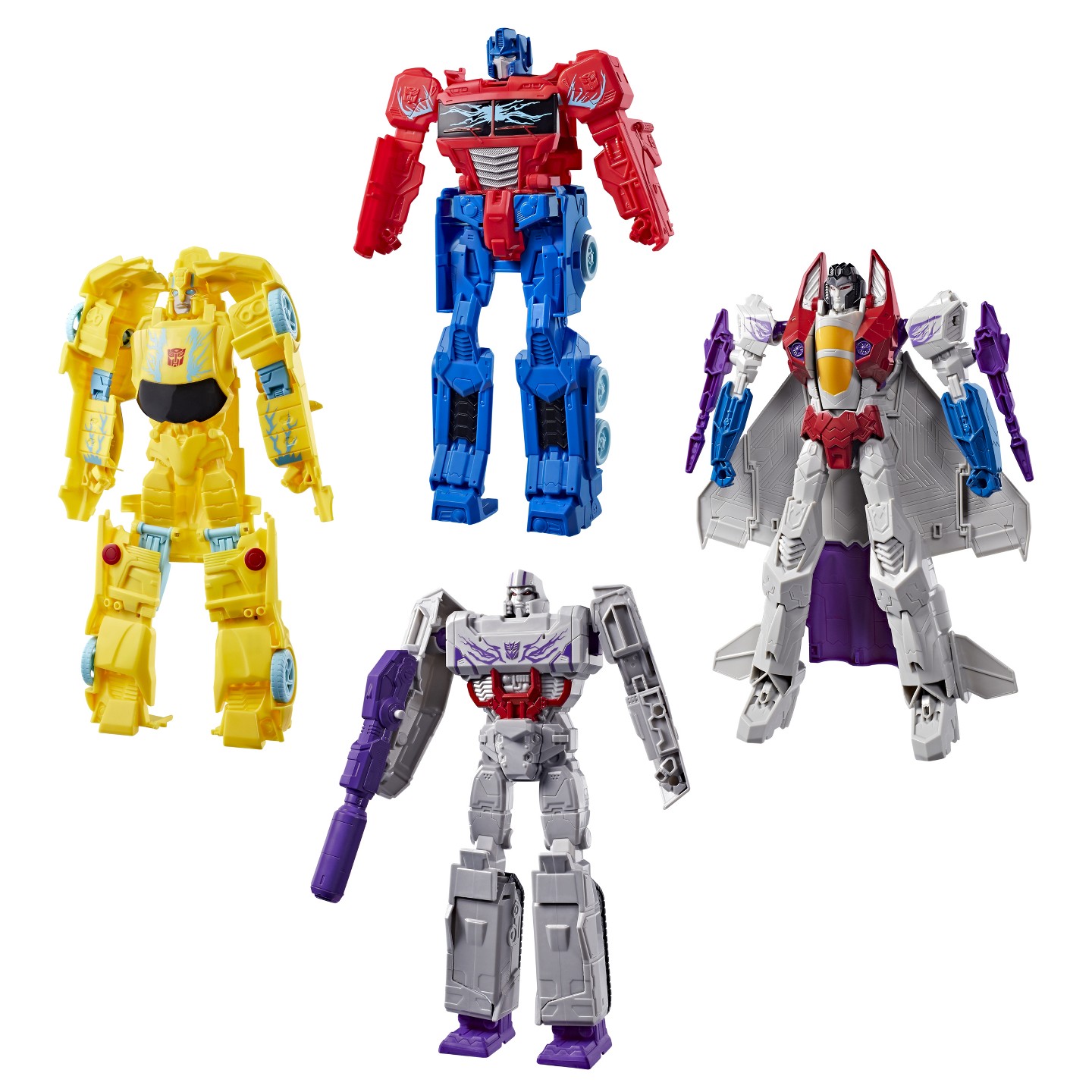 Детские фигурки Transformers Mega Changer 4-Pack Action Figures — фото 2