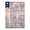 Delara Machine Washable Area Rug, Soft & Durable, Non-Slip Rug for High Traffic Areas, Pink/Beige - 3 of 4