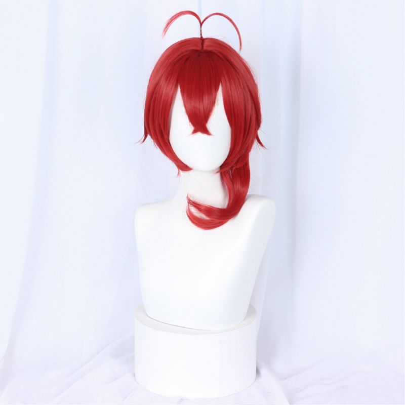 Unique Bargains Women's Wigs 26" Red with Wig Cap, 2 of 7