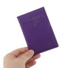 Unique Bargains Letter Airplane Pattern Passport Holder 1 Pc - 3 of 4