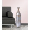 Vintiquewise Rustic Farmhouse Style Galvanized Metal Floor Vase Decoration - 2 of 4