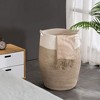 Apex Vanguards Woven Cotton Rope Laundry Basket - 3 of 3