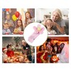 Unique Bargains Girl's Floral Shape Cartoon Fabric Hair Clips Colorful 1 Set of 10 Pcs - 4 of 4