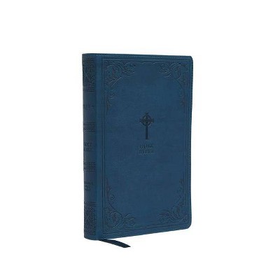 Nrsv, Catholic Bible, Gift Edition, Leathersoft, Teal, Comfort Print - by  Catholic Bible Press (Leather Bound)