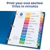 Ready Index Jan-Dec 12 Tab Dividers, Customizable TOC, 2 Sets of 11127 - 2 of 4