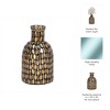 Glass Vase with Mosaic Design, Handcrafted Glam Decorative Accent for Home & Office, Glass Flower Holder for Living Room & Bedroom - 4 of 4