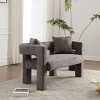 Modern Chenille Loveseat Sofa,Upholstered 2 Seater Sofa,Couch Lounge With Pillows,Sofa Benches,Accent Couch For Living Room-Cuddlewood - 2 of 4