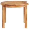 vidaXL Coffee Table, 35.4"x19.7"x17.7", Solid Teak Wood - 3 of 4