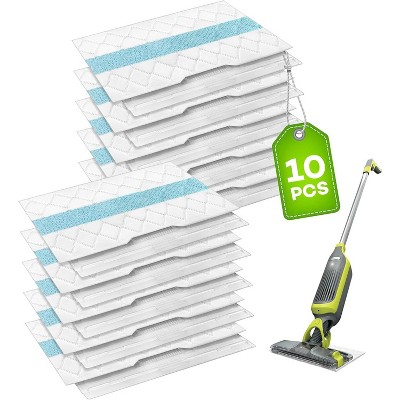 Attop 10Pcs Disposable Hard Floor Pad Refills for Shark VACMOP Pro (VM252,VM251,VM250,VM200,VC205) – VMP30, Vacuum Mop Pad for All Sealed Floors
