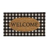Evergreen Buffalo Check Welcome Coir Mat - 2 of 4