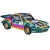 1975 Porsche 911 Carrera RSR 3.0 #5 "Kremer Racing - Vaillant" Green with Stripes 1/64 Diecast Model Car by Paragon - 2 of 4