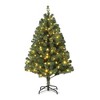 Premium Spruce Artificial Holiday Christmas Tree for Home, Office, Party Decoration w/ 1,450 Branch Tips, Easy Assembly, Metal Hinges & Foldable Base - 3 of 4