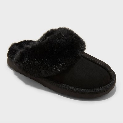 UGG Kids' Moraene Genuine Sheepskin & Faux Fur Lined popular Slipper