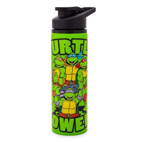 Silver Buffalo Teenage Mutant Ninja Turtles "Turtle Power" Stainless Steel Water Bottle - image 1 of 4