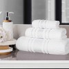 Zero Twist Cotton Solid 3 Piece Bathroom Towel Set by Blue Nile Mills - 2 of 4