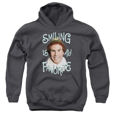 Boys’ Elf Smiling Hooded Sweatshirt