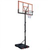 YONWAY Basketball Hoop 5.73-10FT Height Adjustable Portable Basketball Goal for Indoor Outdoor Basketball Stand 44in Backboard with Wheels - 2 of 4